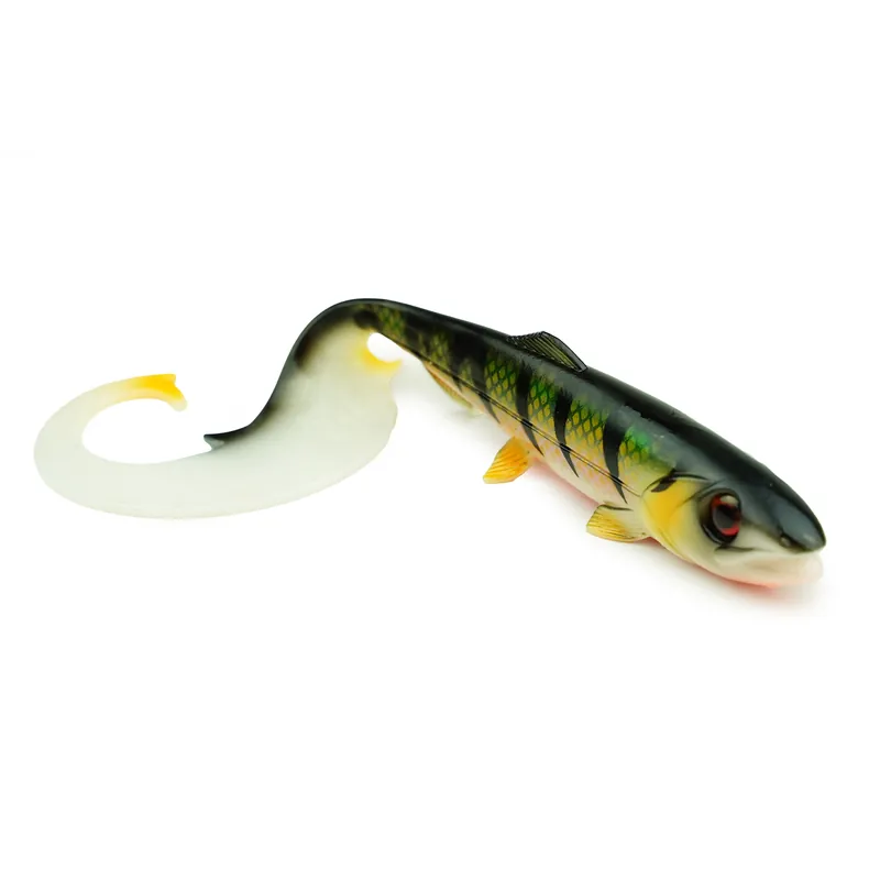 Finale Uitverkoop Hostagevalley Curlytail - Purpur Perch - 24cm